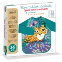 MON TABLIER D'ARTISTE AVEC POCHE (TIGRE) 3-6 ANS