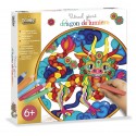 Vitrail Géant Dragon de Lumière