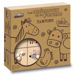 Coffret tampons Etui "Animaux de la Ferme"