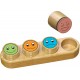 Wooden stamps set "Smiley"