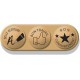 Wooden stamps set Encouragements