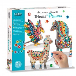 Animaux Déco 3D "Diams Peruvien"