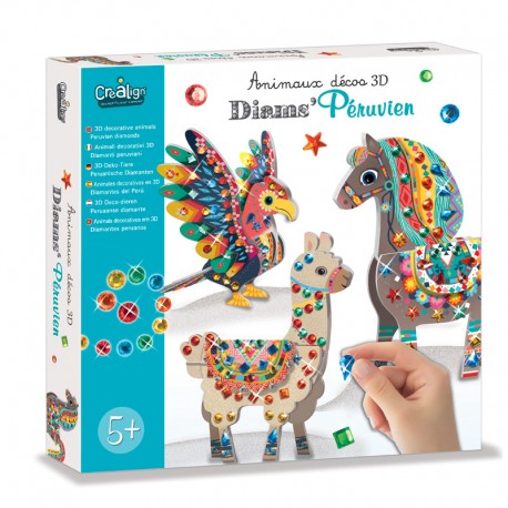 3D Decorative animals "Peruvian diamonds"