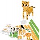 Easy creation accordions folding - Animals of the Savannah