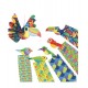 Easy creation fan folding - Exotic birds