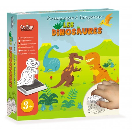 Foam stamps set : Dinosaurs