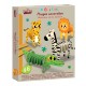 Easy creation accordions folding - Animals of the Savannah