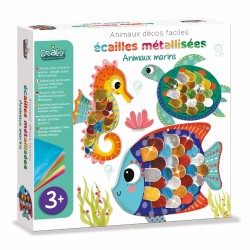 Easy decorative animals, Metallic scales "Marine animals"