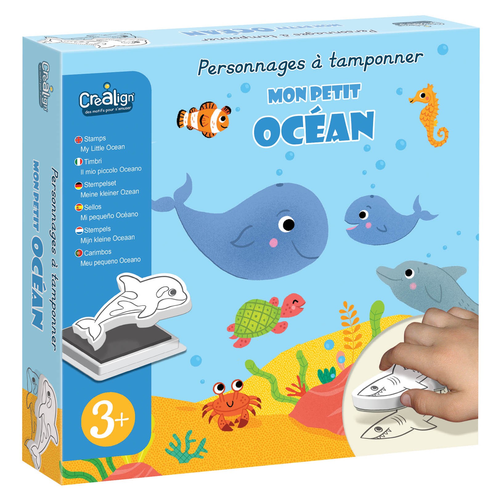 Colop Nio Set de tampons Little Nio Set Bébé, 10 pièces