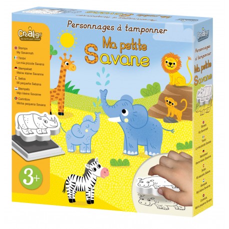 Personnages à tamponner : Ma Petite Savane