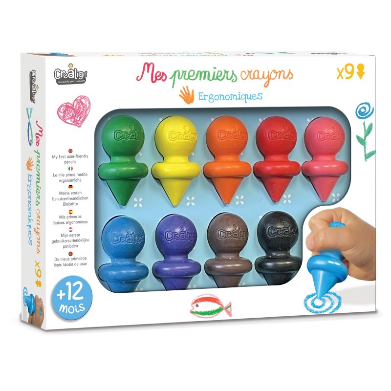 Les premiers crayons de votre bébé 🤎 #premierscrayons #crayonsergonom