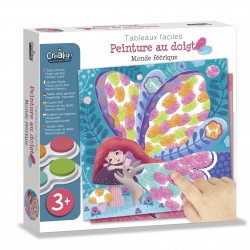 Easy pictures, finger paint "Fairy world"
