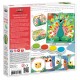 Easy pictures, finger paint "Colorful animals"