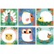 Easy pictures, finger paint "Colorful animals"